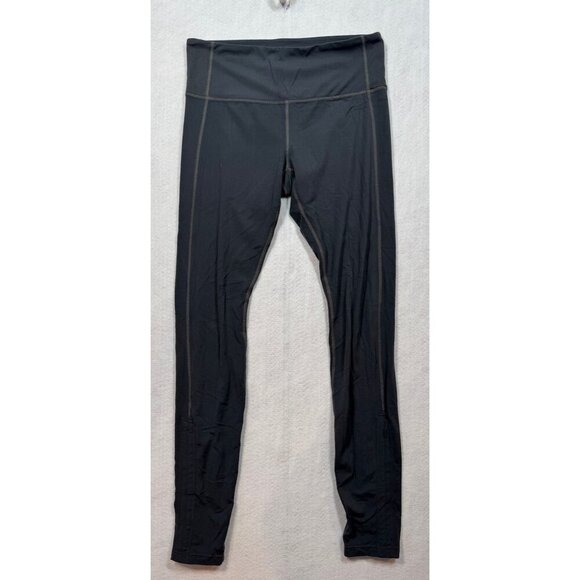 Athleta Barre Stirrup Tight 353531 Powervita Leggings Charcoal Gray Women's MP - Picture 1 of 12